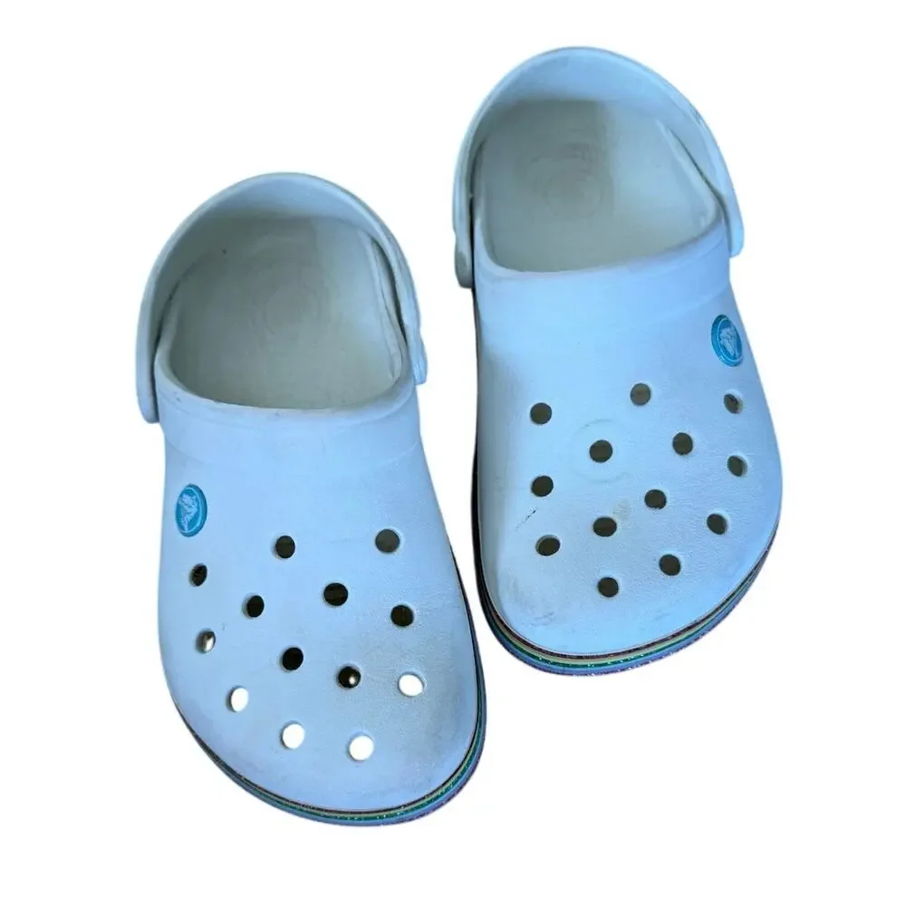 Crocs white size J2